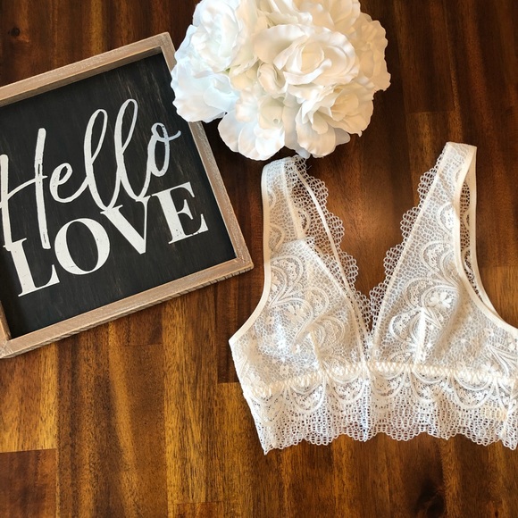 NEW Ivory Lace bralette - Picture 7 of 8